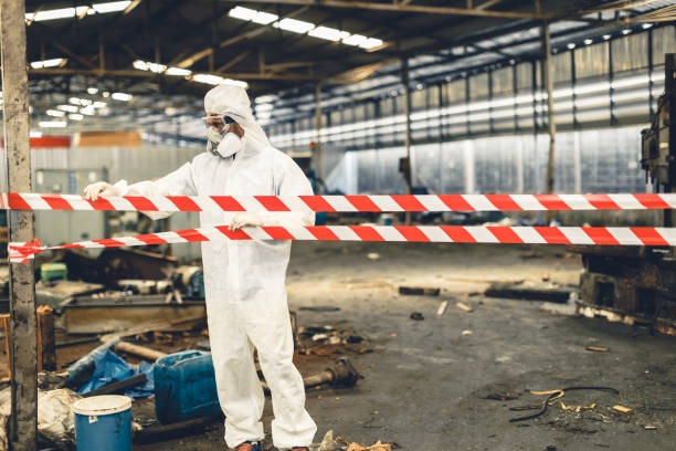 Professional Hoarding Cleanup technician working in Chinese Camp, CA